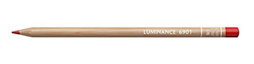 Caran d'Ache Luminance Colour Potlood Artist kleurpotloden potlood / 3 stuks/Pack - Kleur: 070 Kleur: Scarlet (6901.070)