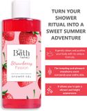 Merkloos The Bath Factory 400ml Strawberry Passion Douchegel