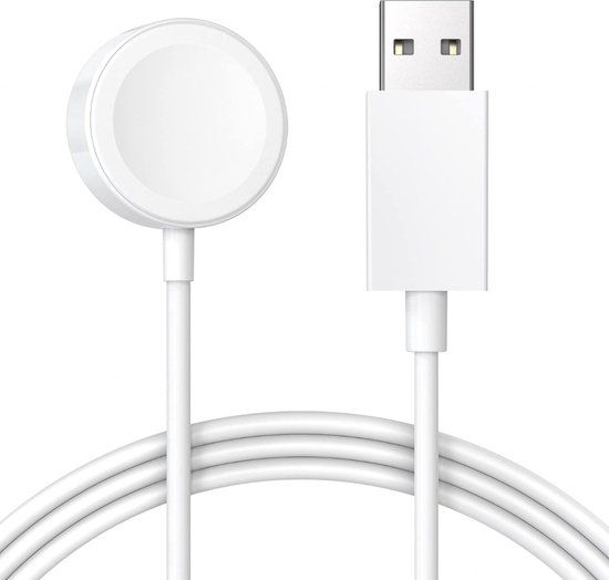 Apple Watch Lader - Oplaadkabel USB - Snellader - 1 Meter - Wit