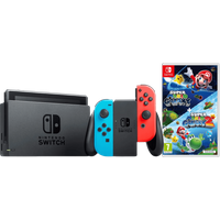 Nintendo Switch Rood/Blauw + Super Mario Galaxy 1+2