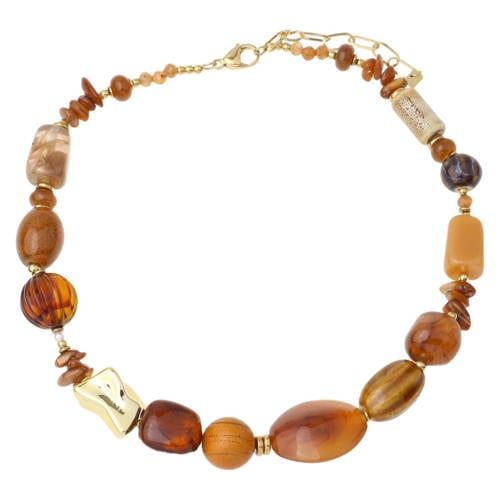 By Jam Gioielli kralenketting bruin