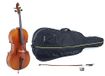 GEWA Cello, set voor cello Maestro serie 1 VC3-1/2 speelklaar incl. tas, Massaranduba boog en Larsen Aurora snaren