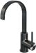 Brauer Gunmetal Carving Hoge Opbouw Wastafelmengkraan met Draaibare Platte Uitloop Model A Gunmetal Geborsteld PVD