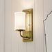 KICHLER Vetivene Lampe murale, laiton Hauteur 31 cm IP44 G9-LED