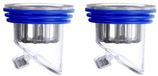 2 stuks blauw terugslagventiel voor douches, badkamers en keukens