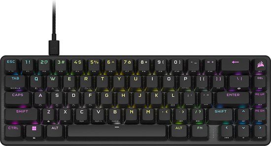 Corsair K65 Pro Mini - 65% Optisch Gaming Toetsenbord - Qwerty - Zwart