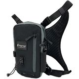 FROGG TOGGS Hightide Viskist Pack, Easy Handsfree Visgerei Opbergtas met ingebouwde Rod Ondersteuning, Zwart
