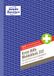 AVERY Zweckform 312 EHBO-meldblok conform DGUV-informatie 204-020 (A5, 50 origineel, verbandboek voor documentatie van ongevallen/bijwerkingen in het bedrijf, getest door rechtsexperts).