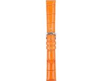 Morellato PMX086SAMBA PF Horlogebandje - Leer - Oranje - 18 mm