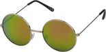Joboly Ronde Hippie Zonnebril John Lennon / Gabber Retro - Oranje Groen