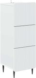 vidaXL Ladekast Wit 33 x 34,5 x 92 cm Bewerkt hout