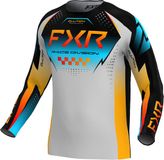 FXR Clutch Pro Motorcross trui Geel/grijs/blauw Maat S