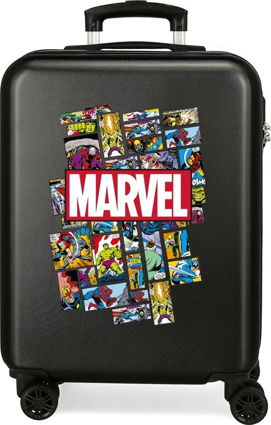 Marvel Kofferset, zwart, 55x20x38, Comic.