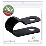 Quadrios 22CA155 Klem Schroefbaar 22CA155 Bundel-Ø (bereik) 8.4 mm (max) Zwart 1 set(s)