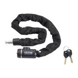 VEVOR 88 cm lange combinatie fietskettingslot met 2 sleutels, robuuste & anti-diefstal hoge beveiligingsfietssloten, perfect voor fiets motor scooter fiets deur hek