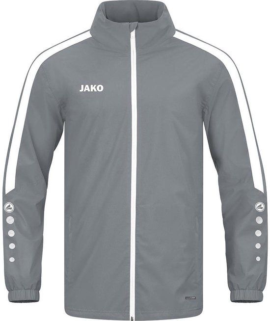 Jako Power Regenjas Kinderen - Steengrijs | Maat: 128