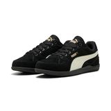 PUMA K-moda Sd Sneakers voor dames, Puma Zwart Warm Wit PUMA Goud, 41 EU