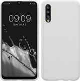 kwmobile telefoonhoesje geschikt voor Samsung Galaxy A50 - Hoesje voor smartphone - Back cover in mat wit