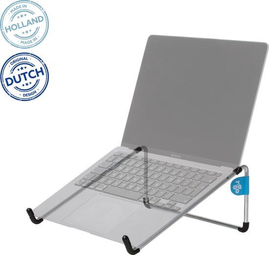 R-Go Tools Steel Basic Laptopstandaard - Zilver - Metaal - 10-22 inch