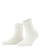 FALKE Bedsock W SO dikke Angora-wol, effen, 1 paar, damessokken, wit (Off-White 2049), 39-42