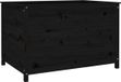 vidaXL Jardinière surélevée - 119,5x82,5x78 cm - Bois de pin massif - Noir