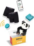 Dryly Plaswekker Jongens tegen Bedplassen - Zindelijkheidstraining Kind - Star Pakket - Maat 98-104 - Incl. App
