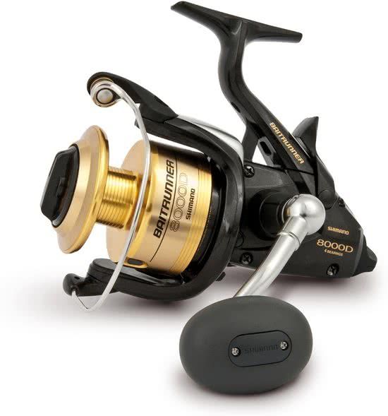 Shimano Baitrunner 12000 D - Karpermolen - Slip voorop