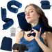 Merkloos / Sans marque Shenzhen Haorui Industrial Technology Co., Ltd. Marineblauw Fluweel Memory Foam Nekkussen