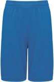 Proact TopTex Group Kinderbroeken Proact Unisex 12 jaar Kort Sportief Koningsblauw Polyester Regular Fit
