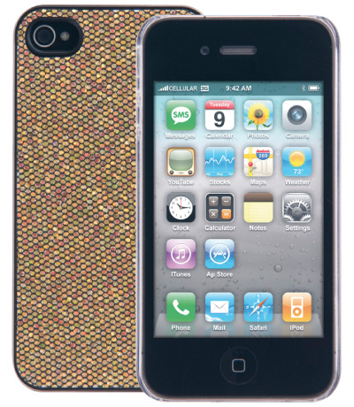 CellularLine Glitter goud / iPhone 4/4S