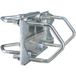 PremiumX Double Cross Clamp SAT Mast Mount voor pijpen tot Ø 63 mm - Cross Connection Clamp System inclusief U-Bolt & M8 Nut, dubbele klem voor veelzijdige installatie