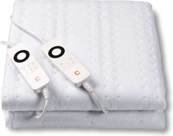 Cresta Care KTS172 Elektrische Warmtedeken - 2 Persoons - 160x140cm - Fleece - Timer