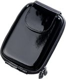 digiETUI Samsung Camera Case Gelakt/Glanzend met Zachte Binnenvoering Zwart