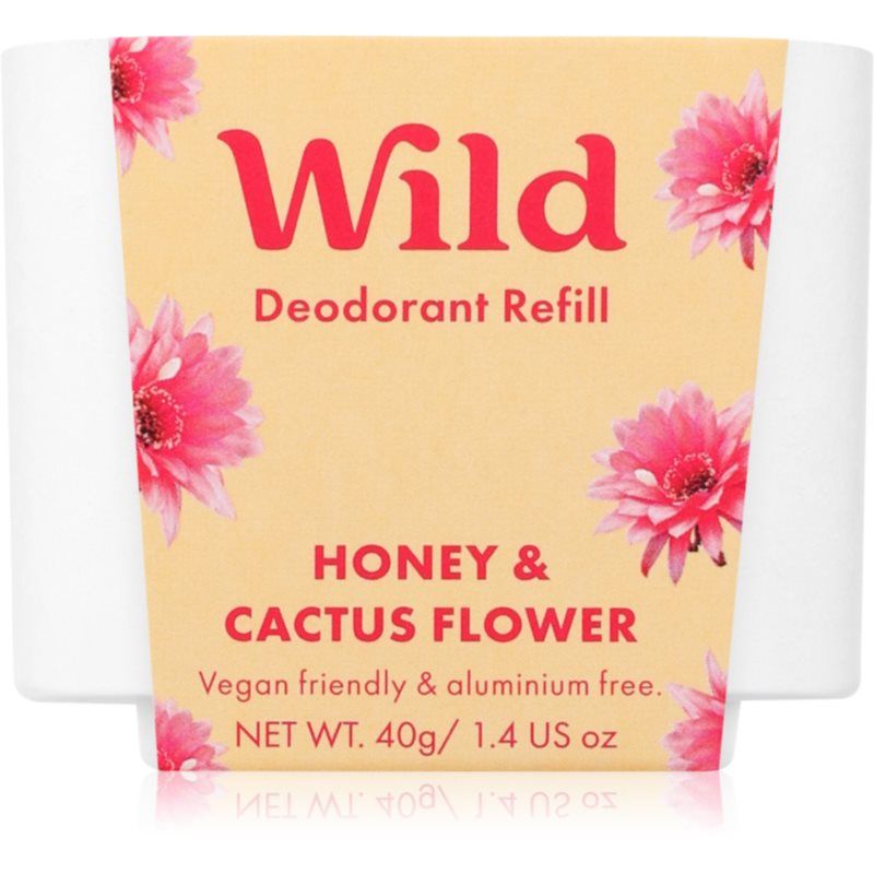 Wild Deodorant Honey Cactus Navulling - 40g