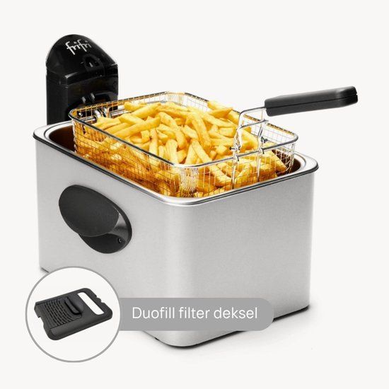 Frifri 1948 - Frituurpan - 4.5L - 3200W - Grijs