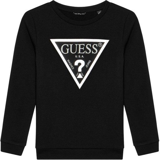 Guess Meisjes Sweatshirt Zwart 12 jaar