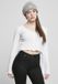 Urban Classics Cropped Rib Cardigan Wit 3XL