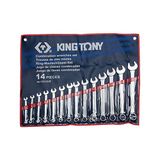 King Tony 1214SR Etui in inch, 811 CIK, Set 14