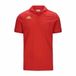 Kappa Kinderpolo Gastio Rood Katoen/Polyester Korte Mouw Effen 60