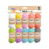 Ursus Wolpastel, 10 bollen van 100% katoen, 10 pastelkleuren, 10 g/29 m per bol