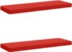 vidaXL - 2-delige - Bankkussens - VUGHT - 2 - st - 100% - Polyester - Rood