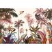 Forêt Tropicale Fleurs Oiseaux Papier Peint Panoramique - 260 cm x 177 cm