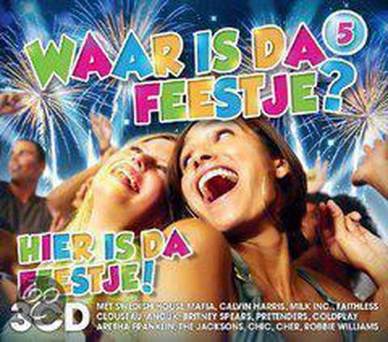 Waar Sony Music Entertainment Germany GmbH Waar Is Dat Feestje 5 CD Standard Edition Box Set Meerdere artiesten Pop Stereo Jewel Case België Nederland Engels