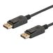 Savio CL-137 DisplayPort kabel 3 m Zwart
