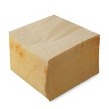 MORIGAMI SER42207689 servet 40x40, 2-laags, 1/4-voudig, 50 servetten, 2-laags glad met rand, crème