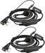 Retevis RE3120 Oreillette pour talkie-walkie, oreillette type C à 2 broches