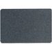 ZELLER 4x Set de table rectangulaire anthracite gris feutre 45 x 30 cm