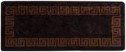 vidaXL Tapis MARSA Noir 80 x 200 cm Polyester et PVC