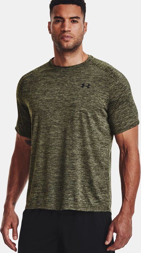 Under Armour UA Tech 2.0 Heren Sportshirt - Groen - Maat L
