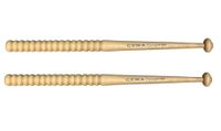 GEWA paukenhamer houten kop 24 mm wit papieren steel (paar)